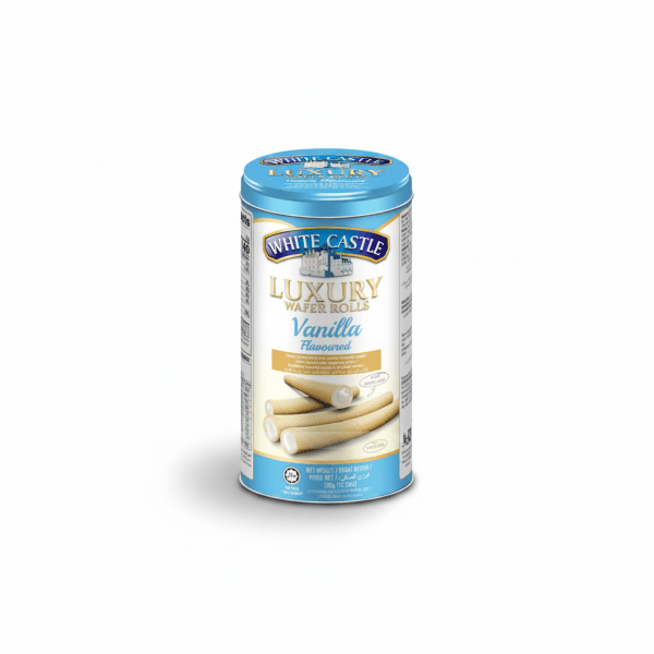 White Castle Luxury Wafer Rolls Vanilla Flavoured 300gm
