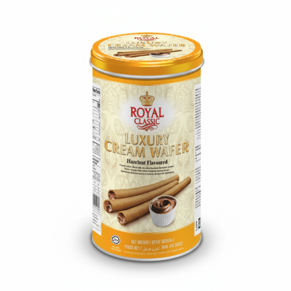 Royal Classic Luxury Cream Wafer Hazelnut Flavoured 300g