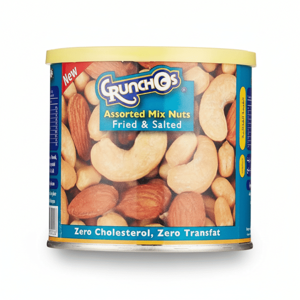 Crunchos Assorted Mix Nuts Fried & Salted 100g Zero Cholesterol Zero Transfat