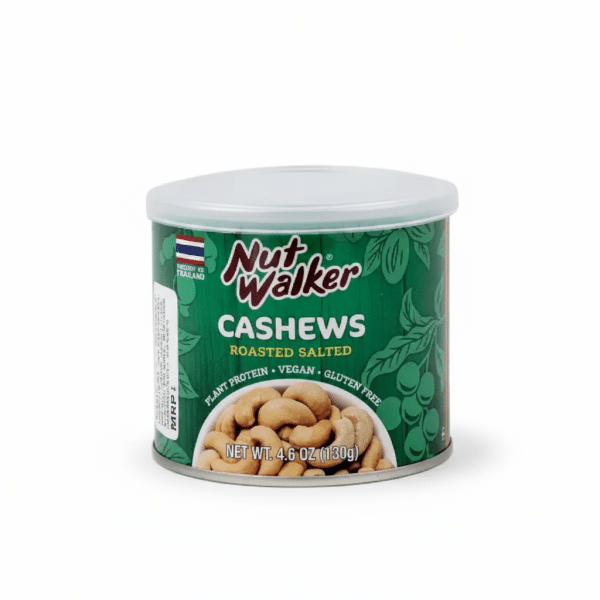 Nut Walker Cashews Roasted Salted Plant Protein Vegan Gluten Free 130g