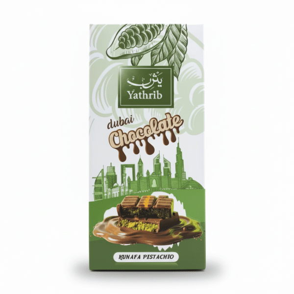 Yathrib Dubai Chocolate Kunafa Pistachio 100g