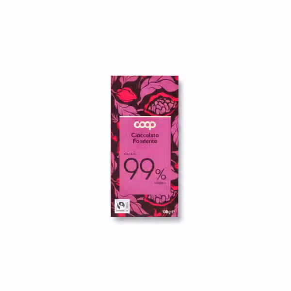 Coop Cioccolato Fondente 99% Dark Chocolate 100g