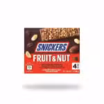 Snickers Fruit & Nut Chocolate Bar 4x32g 128g