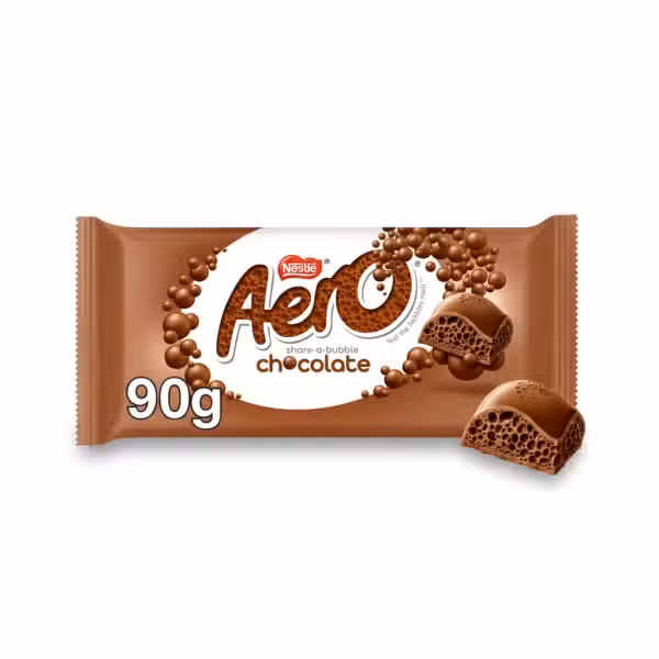 Nestle Aero Chocolate Bar 90g share-a-bubble