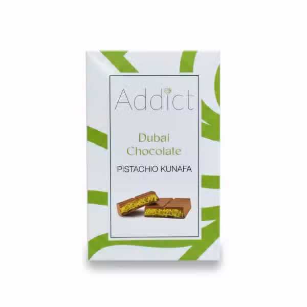 Addict Dubai Chocolate Pistachio Kunafa 100g