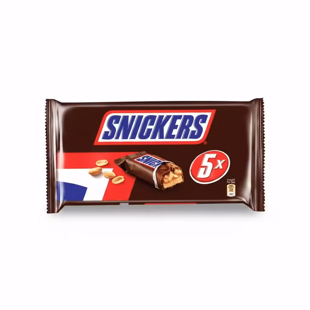 Snickers 5 Piece Pack 225g Chocolate Bar