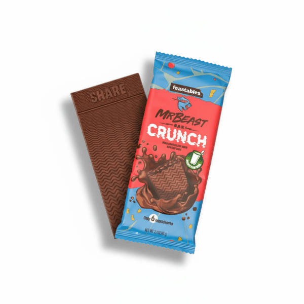 Feastables MrBeast Bar Crunch Milk Chocolate Wafer Bar 60g
