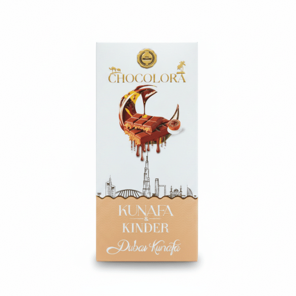 Chocolora Kunafa Kinder Dubai Kunafa Chocolate Bar 100g