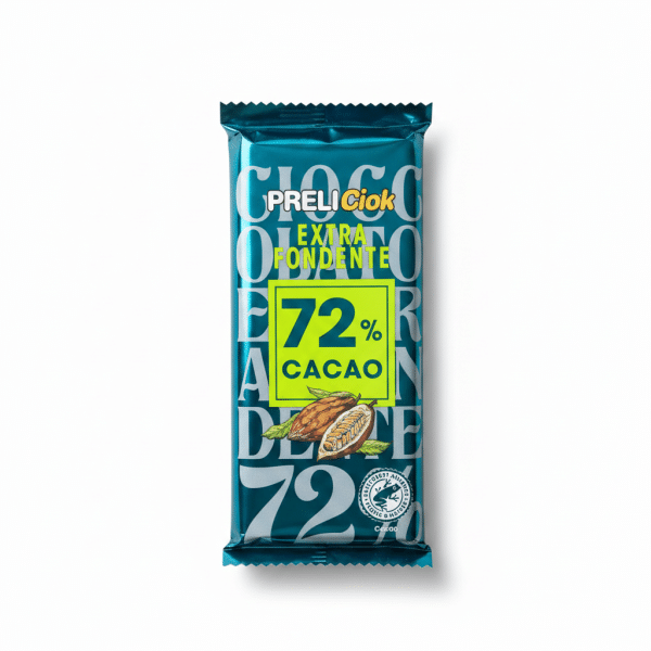 PRELI Ciok Extra Fondente 72% Cacao Chocolate Bar 100gm