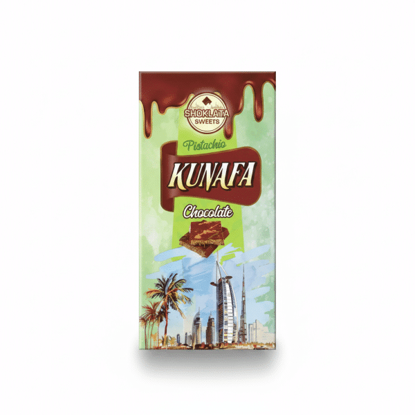 Shoklata Sweets Pistachio Kunafa Chocolate 200gm