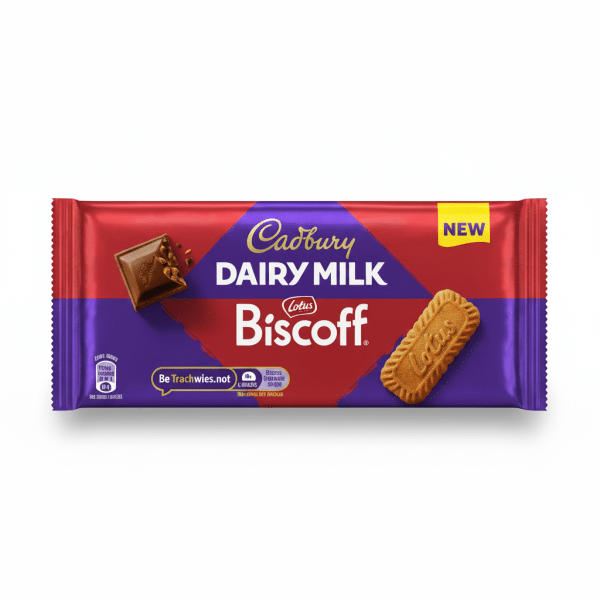 Cadbury Dairy Milk Lotus Biscoff Chocolate Bar 95gm New