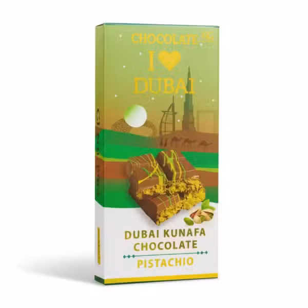 Chocolate I Love Dubai Kunafa Pistachio 200gm