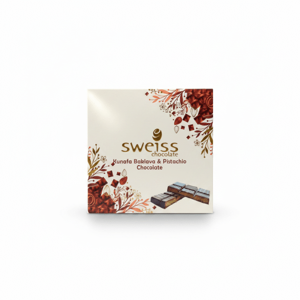 Swiss Chocolate Kunafa Baklava Pistachio Chocolate 100gm