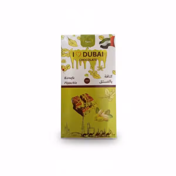 Flora I Love Dubai Chocolate Kunafa Pistachio 100g