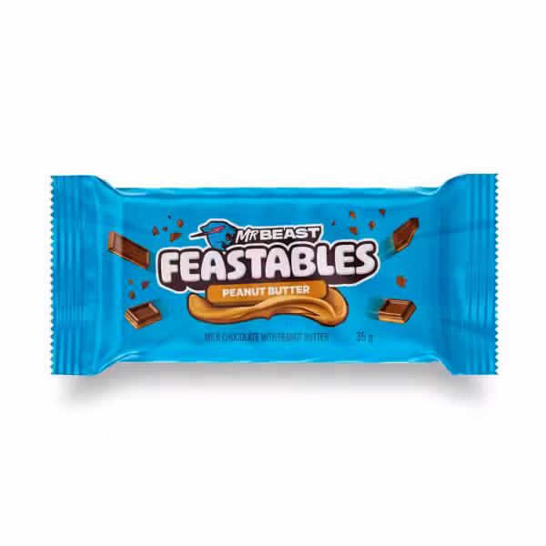 MrBeast Feastables Peanut Butter Milk Chocolate 35g