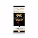 Lindt Excellence 99 Percent Cacao Dark Chocolate Bar 50G
