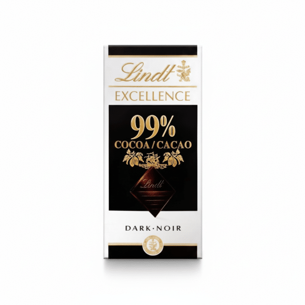 Lindt Excellence 99 Percent Cacao Dark Chocolate Bar 50G