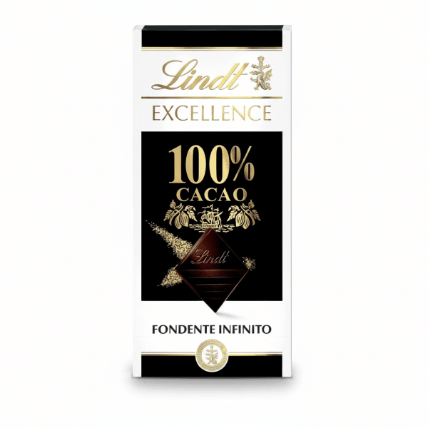 Lindt Excellence 100% Cacao Fondente Infinito Dark Chocolate Bar 50G