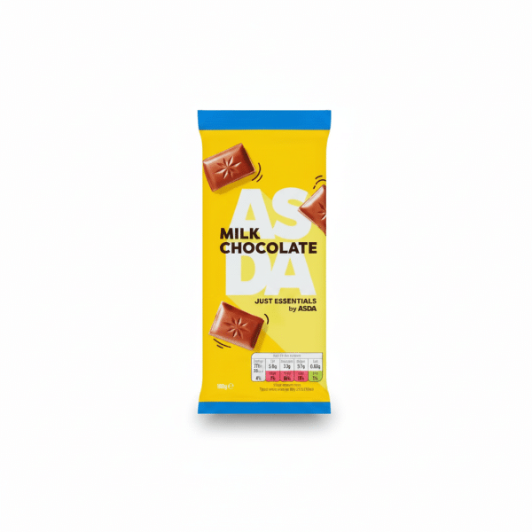 ASDA Milk Chocolate Just Essentials 100g Bar