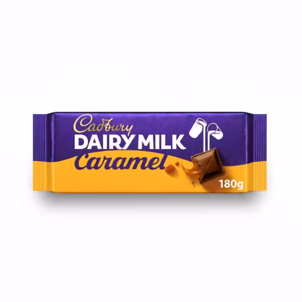 Cadbury Dairy Milk Caramel Chocolate Bar 180g