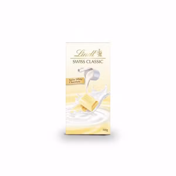 Lindt Swiss Classic White Chocolate 100g