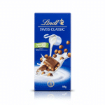 Lindt Swiss Classic Swiss Milk Chocolate Roasted Hazelnuts 100g