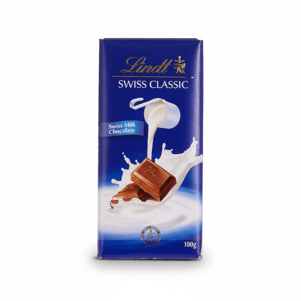 Lindt Swiss Classic Milk Chocolate Bar 100g