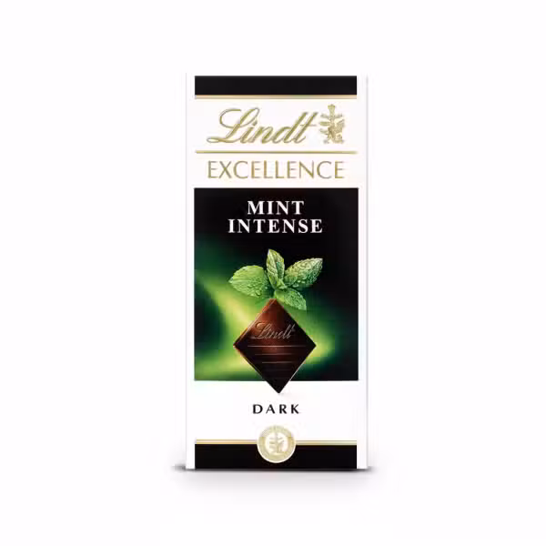Lindt Excellence Dark Mint Intense Chocolate Bar 100gm