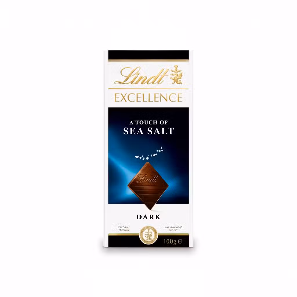 Lindt Excellence Sea Salt Dark Chocolate 100g
