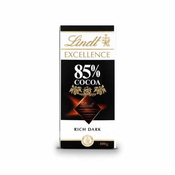 Lindt Excellence 85% Cocoa Rich Dark Chocolate Bar 100g