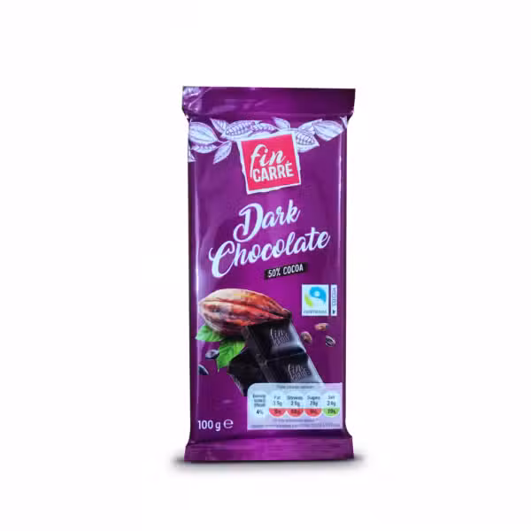 Fin Carre Dark Chocolate 50% Cocoa 100g