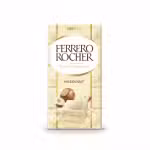 Ferrero Rocher White Hazelnut Chocolate Bar 90gm
