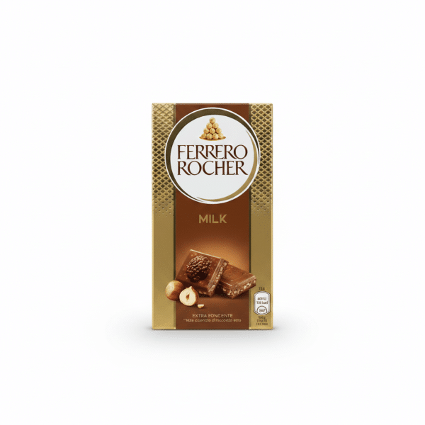 Ferrero Rocher Milk Chocolate Bar 90gm Extra Fondente
