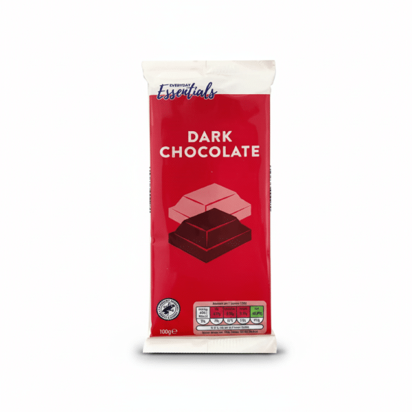 Everyday Essentials Dark Chocolate 100gm Bar