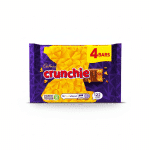 Cadbury Crunchie 4 Bars Milk Chocolate Honeycomb 104.4gm