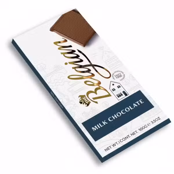 The Belgian Milk Chocolate Bar 100gm