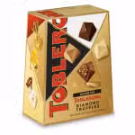 Toblerone Diamond Truffles Assorted 180gm Milk Murk White Golden Caramel