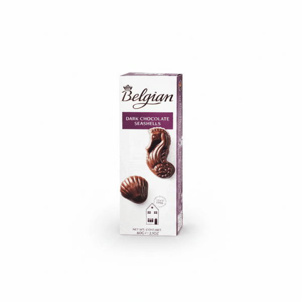 Belgian Dark Chocolate Seashells 60gm Chocolate