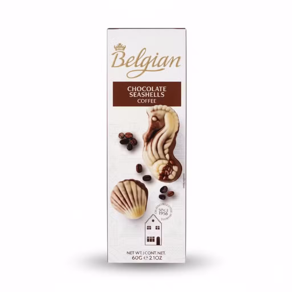 Belgian Chocolate Seashells Coffee 60gm