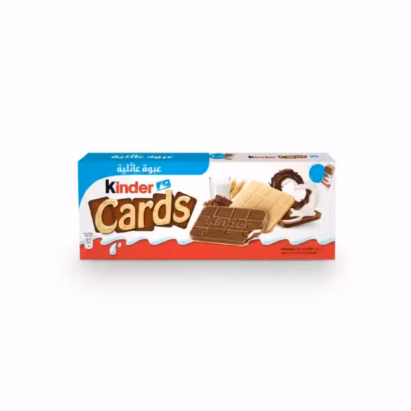 Kinder Cards 256gm Chocolate Wafer Biscuits