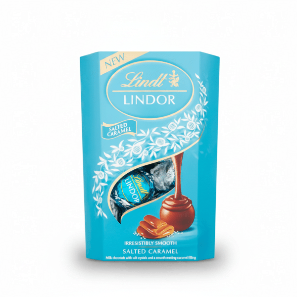 Lindt Lindor Salted Caramel Milk Chocolate Truffles 200G
