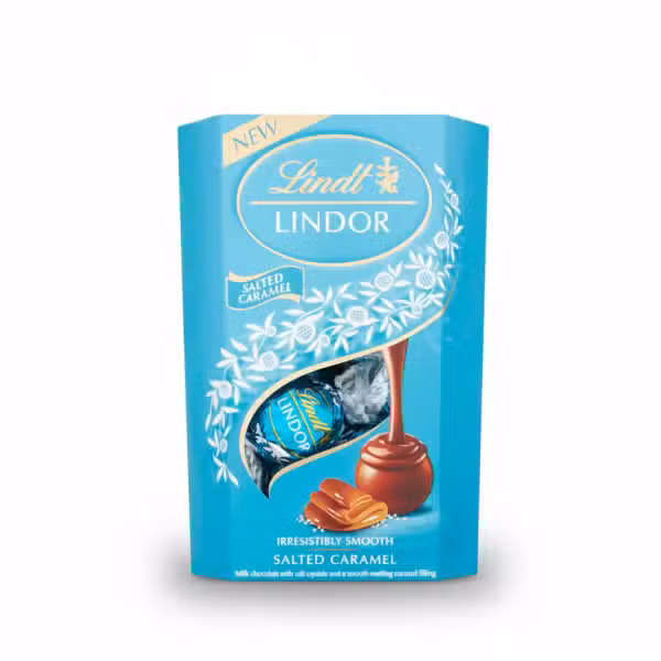 Lindt Lindor Salted Caramel Milk Chocolate Truffles 200G