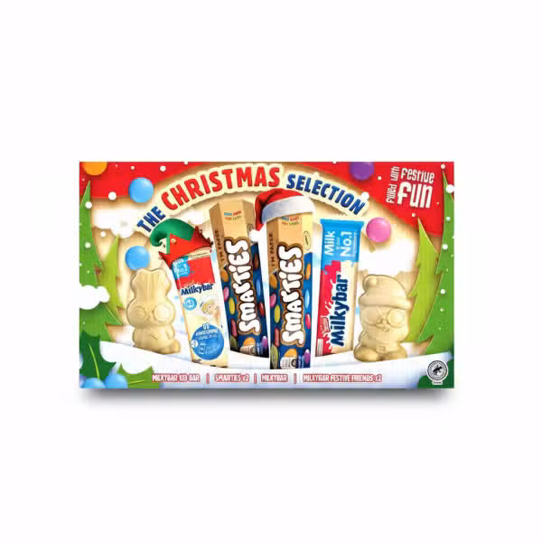Nestle Milkybar Smarties The Christmas Selection 129.4G Festive Fun