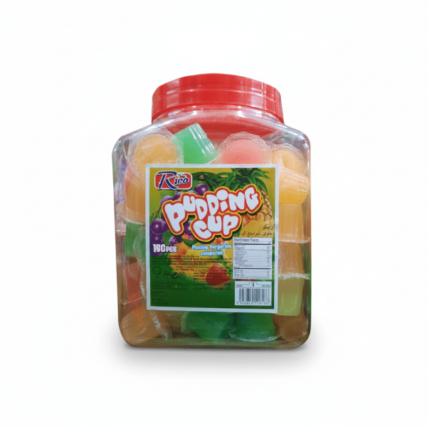 Rico Pudding Cup 16Pcs Fruit Flavored Jelly Dessert