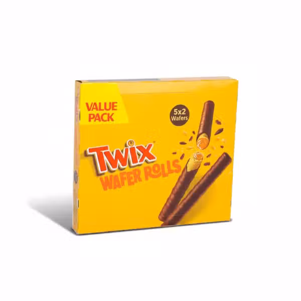 Twix Wafer Rolls Value Pack 5x2 Wafers