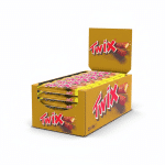 Twix Chocolate Bar 25 Piece Box Caramel Biscuit