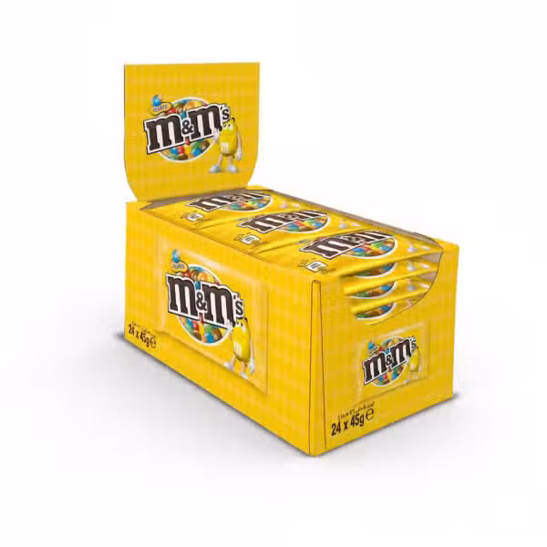 M&M's Peanut Chocolate Box 24 x 45g