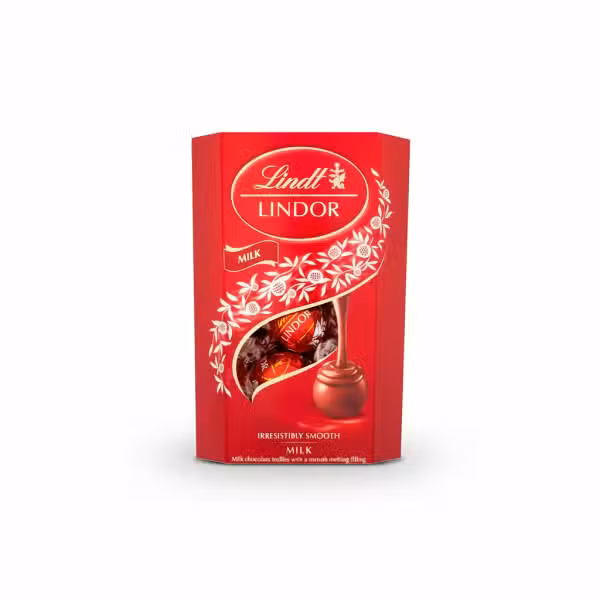 Lindt Lindor Milk Chocolate Truffles 200gm Irresistibly Smooth