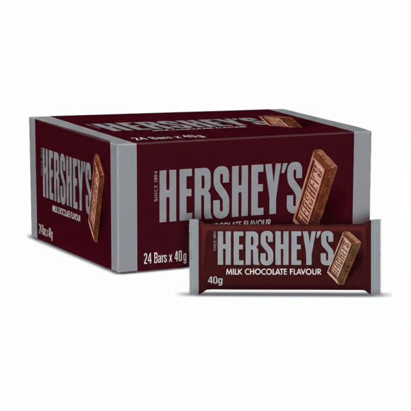 Hershey's Milk Chocolate Bars 24 Bars x 40g Box