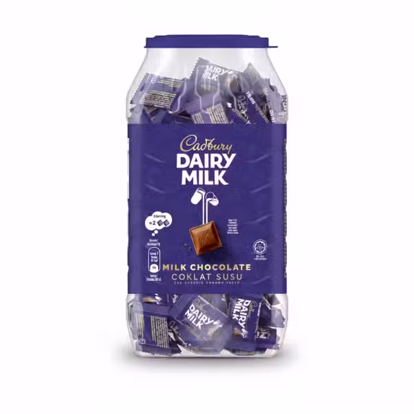 Cadbury Dairy Milk Milk Chocolate Jar 382G